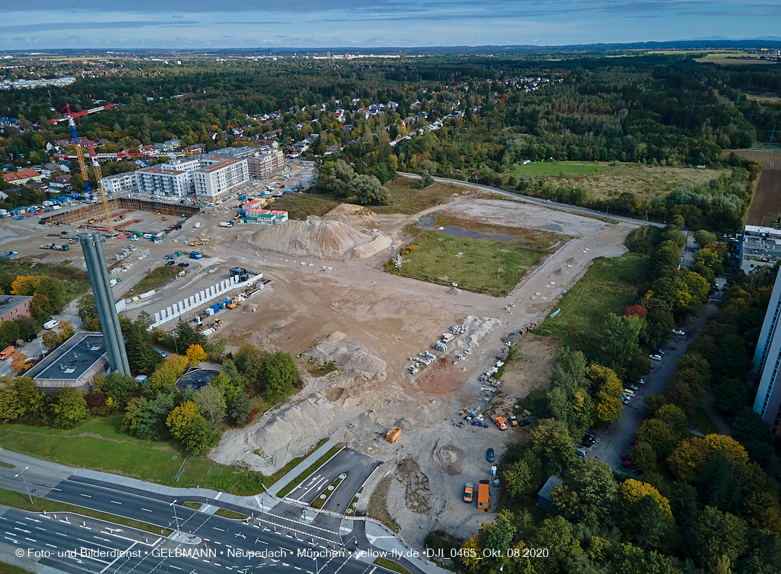 09.10.2020 - Baustelle Alexisqaurtier und Pandion Verde in Neuperlach 09.10.2020 - Baustelle Alexisqaurtier und Pandion Verde in Neuperlach